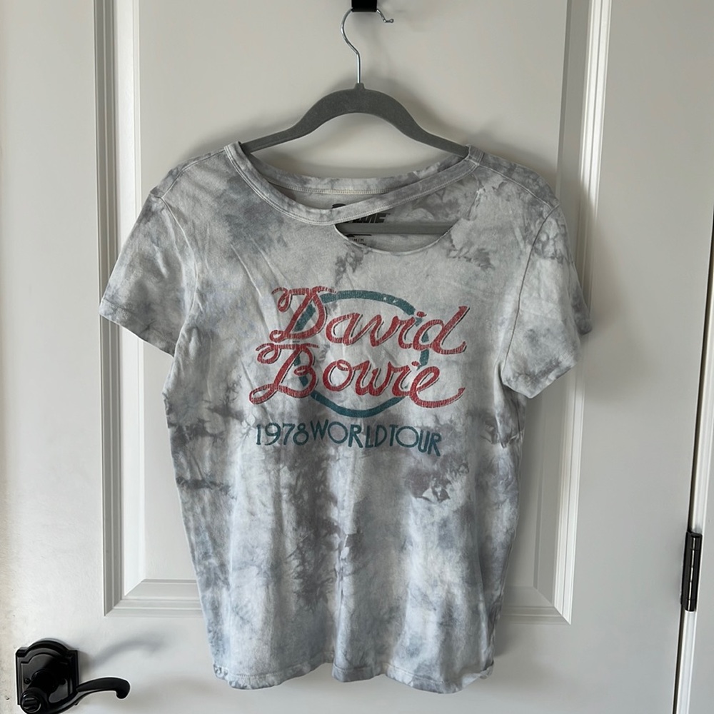 David Bowie distressed t-shirt